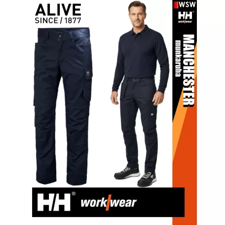 Helly Hansen MANCHESTER NAVY prémium technikai férfi deréknadrág - munkaruha