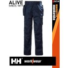 Helly Hansen MANCHESTER NAVY prémium technikai férfi lengőzsebes női deréknadrág - munkaruha