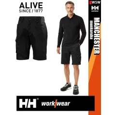   Helly Hansen MANCHESTER BLACK prémium technikai férfi rövidnadrág - munkaruha