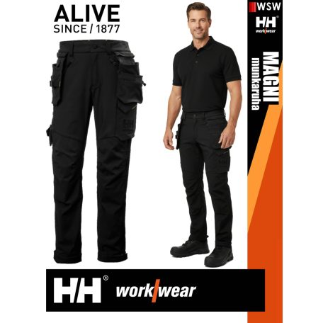 Helly Hansen MAGNI BLACK technikai lengőzsebes nadrág - munkaruha