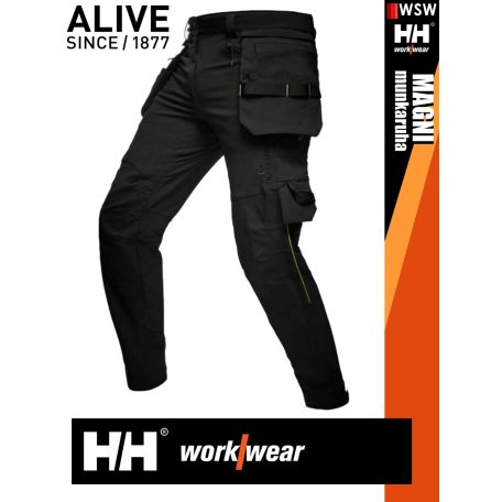 Helly Hansen MAGNI BLACK technikai lengőzsebes nadrág - munkaruha