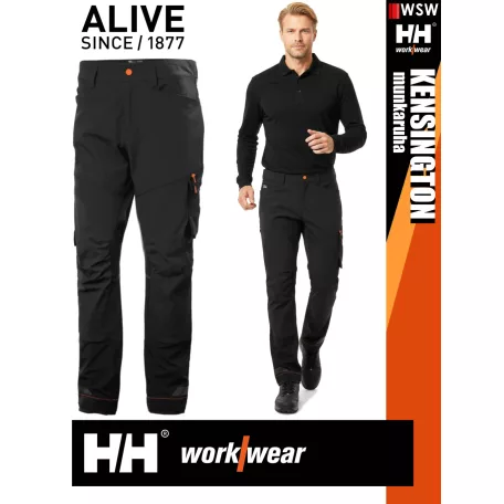 Helly Hansen KENSINGTON BLACK technikai rugalmas deréknadrág - munkaruha