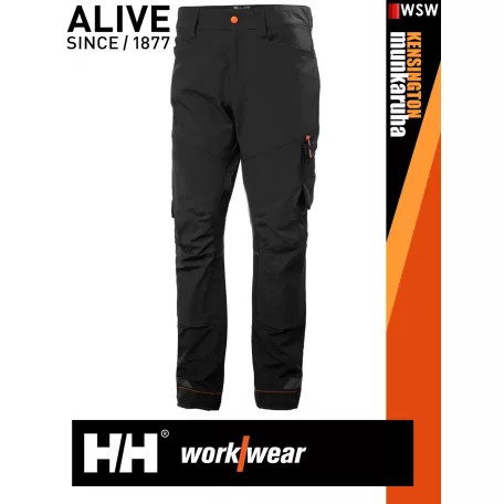 Helly Hansen KENSINGTON BLACK technikai rugalmas deréknadrág - munkaruha