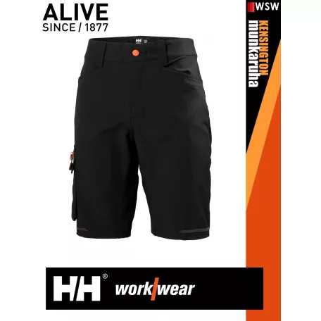 Helly Hansen KENSINGTON BLACK technikai rövidnadrág - munkaruha