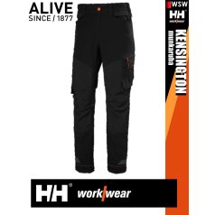   Helly Hansen KENSINGTON BLACK CONNECT lengőzseb cipzáros szellőző deréknadrág - munkaruha
