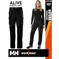   Helly Hansen OXFORD BLACK pamutgazdag 4 irányú strech lengőzseb előkészítéses női deréknadrág - munkaruha