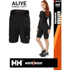 Helly Hansen OXFORD BLACK pamutgazdag 4 irányú strech lengőzseb előkészítéses női rövidnadrág - munkaruha
