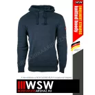 .Engelbert Strauss KNITTED HOODY MIDNIGHTBLUE pamut 300 g/m² technikai pulóver - munkaruha