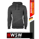 .Engelbert Strauss KNITTED HOODY TITANIUM pamut 300 g/m² technikai pulóver - munkaruha
