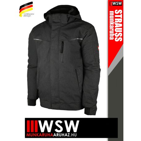 .Engelbert Strauss MOTION DENIM GRAPHITE technikai farmer télikabát - munkaruha