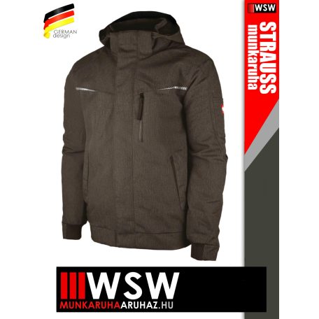 .Engelbert Strauss MOTION DENIM CHESTNUT technikai farmer télikabát - munkaruha