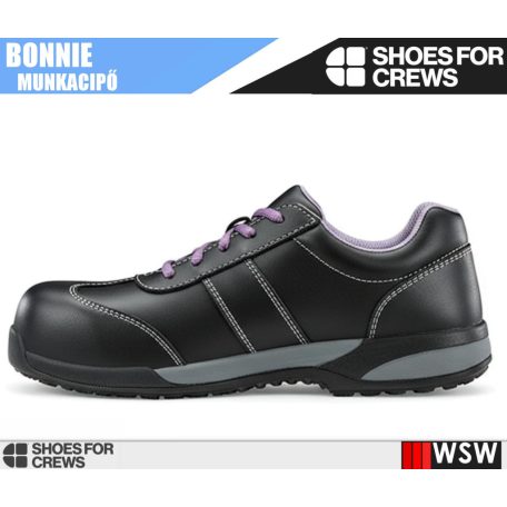 Shoes For Crews BONNIE BLACK S3 női csúszásmentes munkapapucs - munkacipő