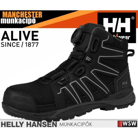 Helly Hansen MANCHESTER BOA S3S technikai önbefűzős munkacipő - munkabakancs