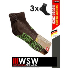   .Engelbert Strauss MOTION 2020 HAZELNUT technikai bokazokni 3 pár - közepes munkazokni