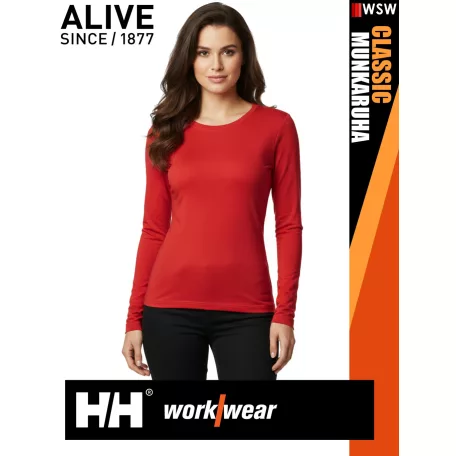 Helly Hansen CLASSIC ALERTRED prémium technikai női póló - munkaruha