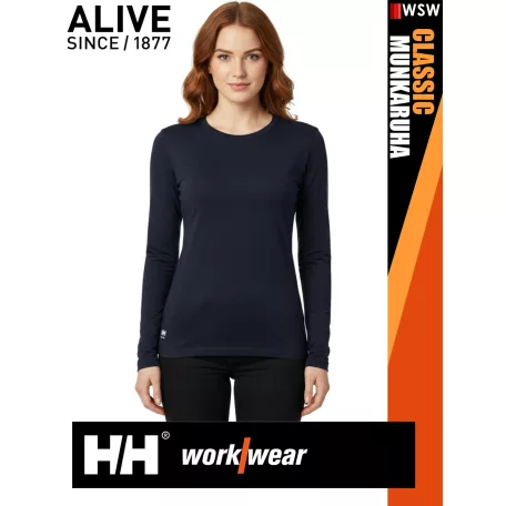 Helly Hansen CLASSIC NAVY prémium technikai női póló - munkaruha