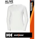 Helly Hansen MANCHESTER WHITE classic prémium technikai női póló - munkaruha