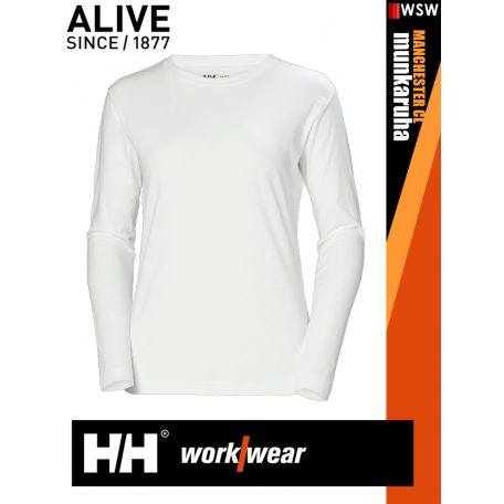 Helly Hansen MANCHESTER WHITE classic prémium technikai női póló - munkaruha