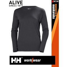   Helly Hansen MANCHESTER DARKGREY classic prémium technikai női póló - munkaruha