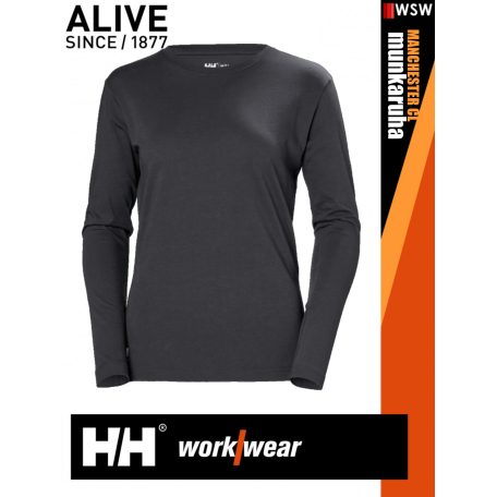 Helly Hansen MANCHESTER DARKGREY classic prémium technikai női póló - munkaruha