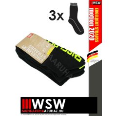   .Engelbert Strauss MOTION 2020 BLACKHV technikai zokni 3 pár - munkazokni