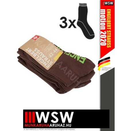 .Engelbert Strauss MOTION 2020 HAZELNUT technikai zokni 3 pár - munkazokni