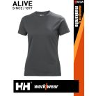 Helly Hansen MANCHESTER DARKGREY classic prémium technikai női póló - munkaruha