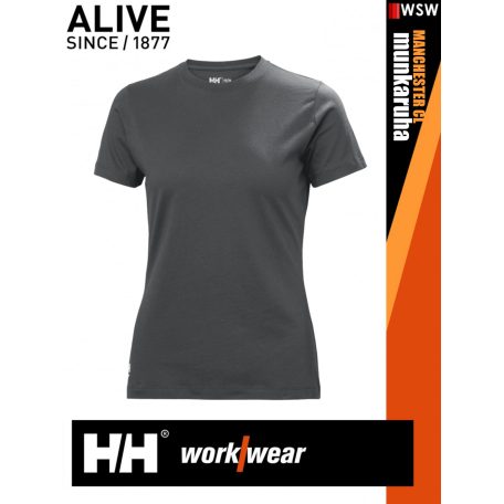 Helly Hansen MANCHESTER DARKGREY classic prémium technikai női póló - munkaruha