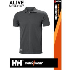   Helly Hansen MANCHESTER DARKGREY classic prémium galléros férfi póló - munkaruha