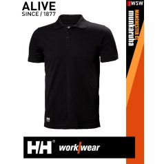   Helly Hansen MANCHESTER BLACK classic prémium galléros férfi póló - munkaruha