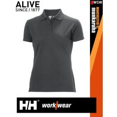   Helly Hansen MANCHESTER DARKGREY classic prémium galléros női póló - munkaruha