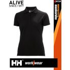 Helly Hansen MANCHESTER BLACK  classic prémium galléros férfi póló - munkaruha