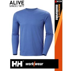   Helly Hansen MANCHESTER STONEBLUE classic prémium hosszúujjú férfi póló - munkaruha