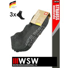   .Engelbert Strauss MOTION 2020 ANTRACITE technikai zokni 3 pár - rövid munkazokni