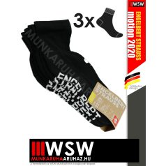   .Engelbert Strauss MOTION 2020 BLACK technikai bokazokni 3 pár - munkazokni