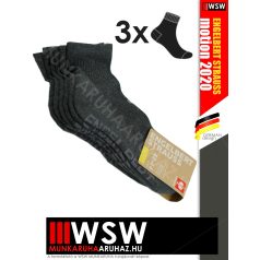   .Engelbert Strauss MOTION 2020 ANTRACITE technikai bokazokni 3 pár - közepes munkazokni