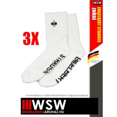   .Engelbert Strauss MOTION 2020 WHITE technikai zokni 3 pár - munkazokni