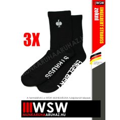   .Engelbert Strauss MOTION 2020 BLACK technikai zokni 3 pár - munkazokni