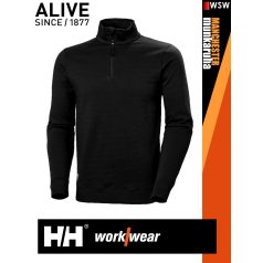   Helly Hansen MANCHESTER BLACK prémium technikai férfi zippzáros pulóver - munkaruha
