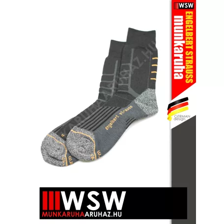 .Engelbert Strauss ALLROUND WARM DARKGREY technikai zokni - munkazokni (-10C - 10C fokig)