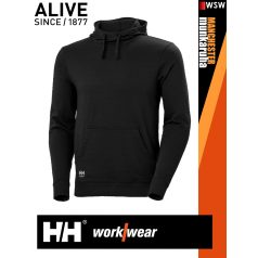   Helly Hansen MANCHESTER BLACK prémium technikai férfi kapucnis pulóver - munkaruha
