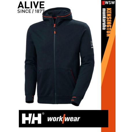 Helly Hansen KENSINGTON NAVY technikai kapucnis pamutgazdag pulóver - munkaruha