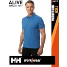 Helly Hansen TECH  STONEBLUE technikai UV álló galléros férfi póló - munkaruha