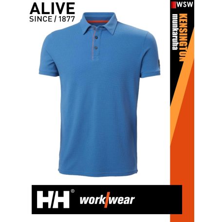 Helly Hansen KENSINGTON STONEBLUE galléros technikai póló - munkaruha