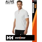 Helly Hansen TECH WHITE technikai UV álló galléros férfi póló - munkaruha