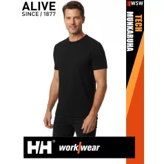   Helly Hansen TECH BLACK technikai UV álló férfi póló - munkaruha