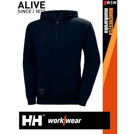 Helly Hansen MANCHESTER NAVY prémium technikai férfi kapucnis pulóver - munkaruha