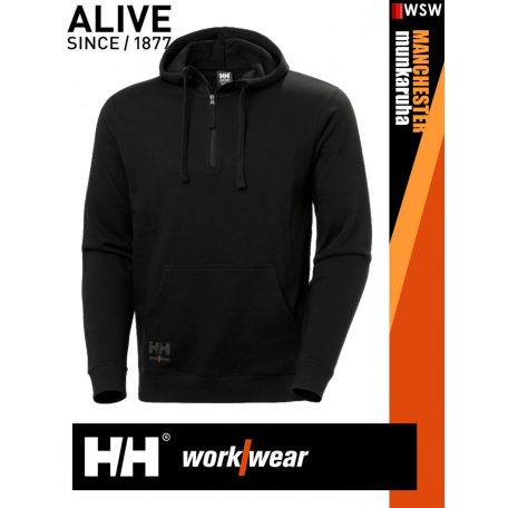 Helly Hansen MANCHESTER BLACK prémium technikai férfi kapucnis pulóver - munkaruha