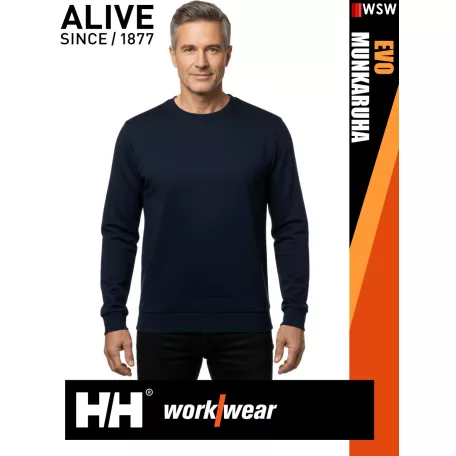 Helly Hansen EVO NAVY prémium hosszúujjú férfi pulóver - munkaruha