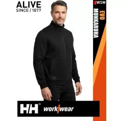   Helly Hansen EVO BLACK prémium zipzáros férfi pulóver - munkaruha